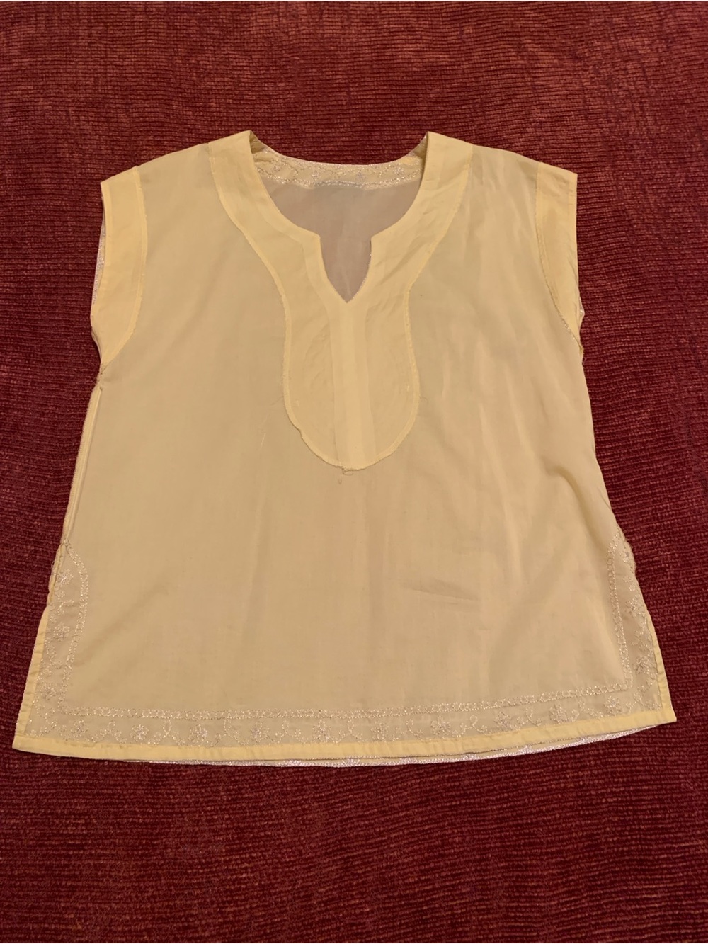 Yellow Hindu-Themed Top - Picture 12 of 14
